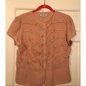 Beth Bowley ruffle blouse